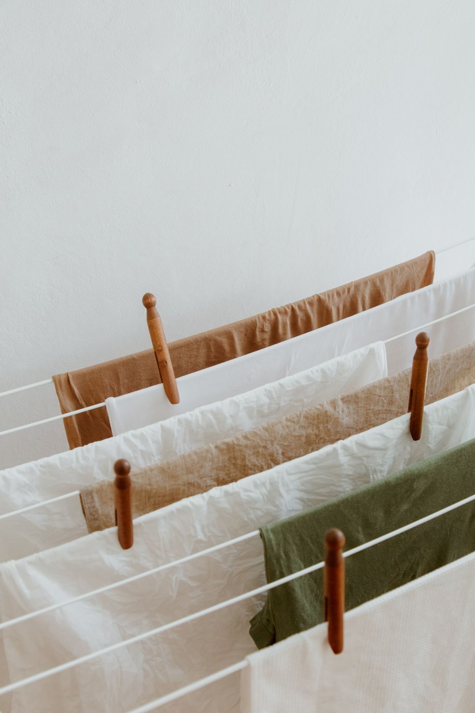 Close Up of Clean Laundry