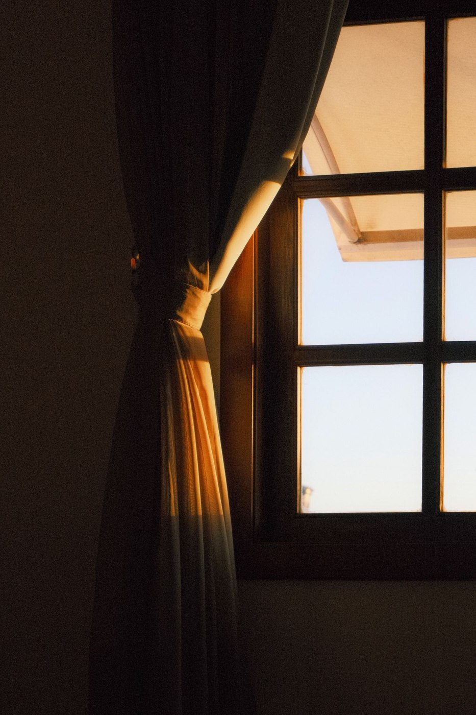 Warm Morning Light Streaming Through Window